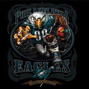 Liquid Blue NFL Philadelphia Eagles Running Back Xbox 360 (Includes HDD) Skin
